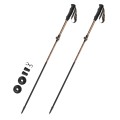 Kijki trekkingowe Spokey Quick brązowo-czarne 929473 - 1954038
