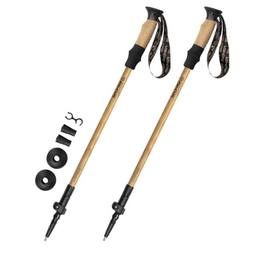 Kijki Nordic Walking Spokey Bastone Eco brązowo-czarne 929465 - 1954045