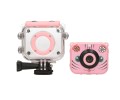 Extralink Kids Camera H18 Różowa | Kamera | 1080P 30fps, IP68, wyświetlacz 2.0" - 2171243