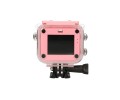Extralink Kids Camera H18 Różowa | Kamera | 1080P 30fps, IP68, wyświetlacz 2.0" - 2171239