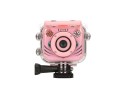 Extralink Kids Camera H18 Różowa | Kamera | 1080P 30fps, IP68, wyświetlacz 2.0" - 2171238