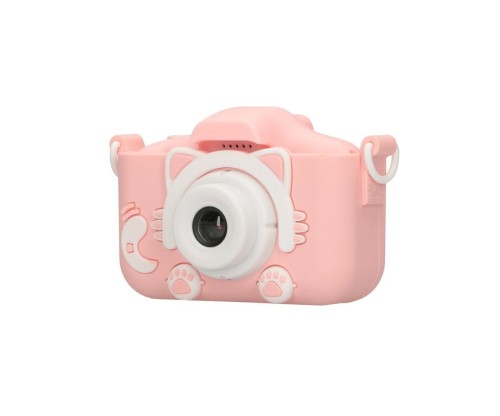 Extralink Kids Camera H27 Dual Różowy | Aparat cyfrowy | 1080P 30fps, wyświetlacz 2.0" - 1992391