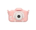 Extralink Kids Camera H27 Dual Różowy | Aparat cyfrowy | 1080P 30fps, wyświetlacz 2.0" - 2015975