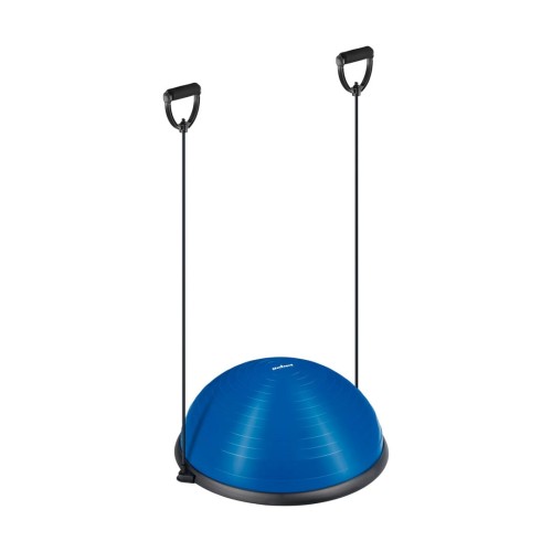 Półpiłka do balansowania, trener równowagi 58cm + pompka, REBEL ACTIVE - 1928242