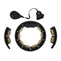 HHM13 HULA HOP BLACK/GOLD Z MAGNESAMI I OBCIĄŻNIKIEM + LICZNIK HMS - 2171388