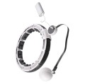 Hula Hop HMS HHM16 z magnesem i obciążeniem biały + licznik - 1498690