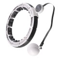 Hula Hop HMS HHM16 z magnesem i obciążeniem biały + licznik - 1498691