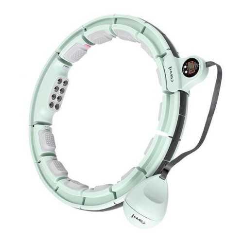 HHM13 HULA HOP GREEN Z MAGNESAMI I OBCIĄŻNIKIEM + LICZNIK HMS - 2171369