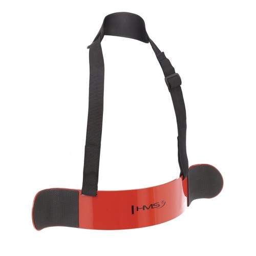 Przyrząd do ćwiczenia mięśni bicepsów-Arm blaster czerwony HMS ABX02 - 1072079