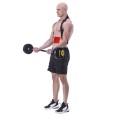 Przyrząd do ćwiczenia mięśni bicepsów-Arm blaster czerwony HMS ABX02 - 2221468