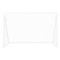 BR240P 2w1 BRAMKA Z SIATKĄ I PANELEM DO CELOWANIA 240x150cm NILS - 2171694