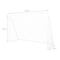 BR240P 2w1 BRAMKA Z SIATKĄ I PANELEM DO CELOWANIA 240x150cm NILS - 2171697