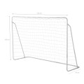 NT7788 2w1 BRAMKA Z SIATKĄ I PANELEM DO CELOWANIA 215x150cm NILS - 2171720