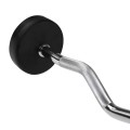 Sztanga/Gryf stały gumowany łamany 35 kg HMS GSL35 - 1072603