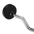 Sztanga/Gryf stały gumowany łamany 40 kg HMS GSL40 - 1072599