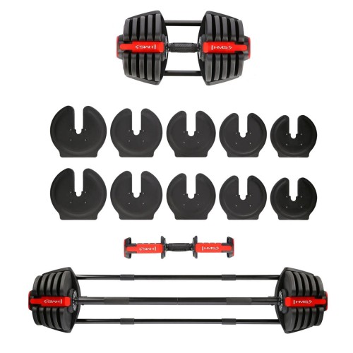SGR40 PRO SET 2W1 ZESTAW REGULOWANYCH SZTANGIELEK 43,5 KG HMS - 2171826