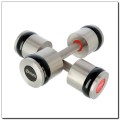 Hantle chromowane 2x10kg silikonowe elementy HMS HH10 - 2171800