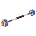 Kolorowe sztangielki z funkcją sztangi w walizce HMS SKC20 2 x 10 kg - 2254045