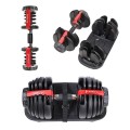Sztangielka regulowana HMS SR52 LBS zakres regulacji obciążenia 2-24kg - 1535130