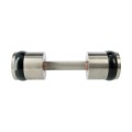 Hantle chromowane 2x9kg silikonowe elementy HMS HH09 - 1072948