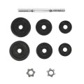 Sztangielka gwintowana HMS SG03 10kg 6 talerzy - 1535227
