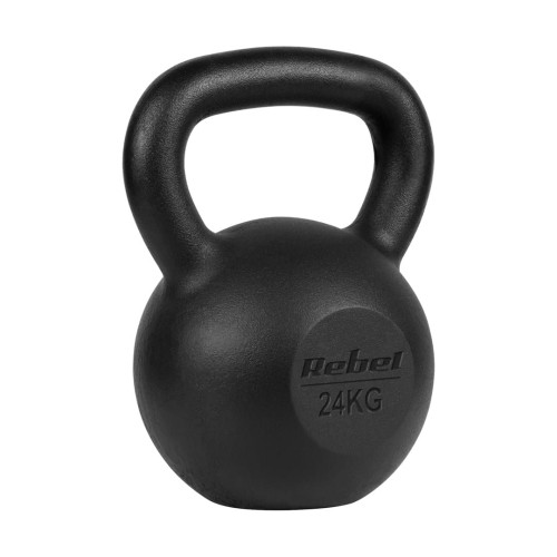 Kettlebell żeliwny 24kg, REBEL ACTIVE - 2254084