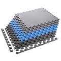 Mata puzzle multipack One Fitness MP10 niebiesko-szary - 2263373
