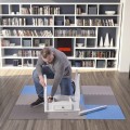 Mata puzzle multipack One Fitness MP10 niebiesko-szary - 2263375