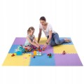Mata puzzle Multipack One Fitness MP10 żółto-niebiesko-fioletowe 9 elementów 10 mm - 1542320