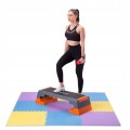 Mata puzzle Multipack One Fitness MP10 żółto-niebiesko-fioletowe 9 elementów 10 mm - 1542323