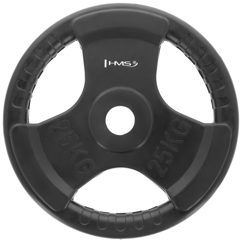 Talerz olimpijski ogumowany 25 kg HMS TOK25 - 1438185