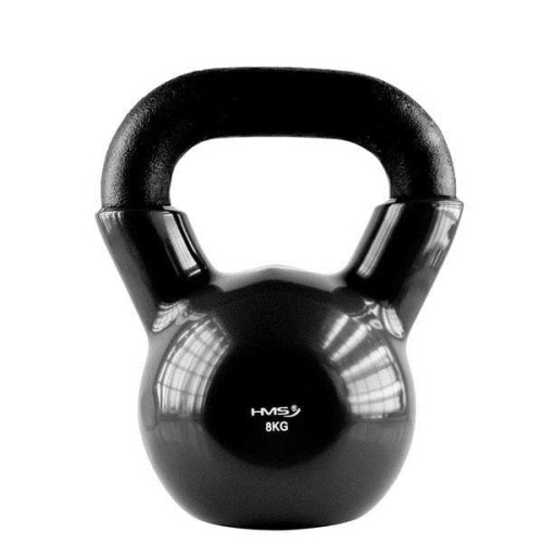 Kettlebell winylowy 8 kg czarny HMS KNV08 - 2323004
