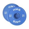 Talerz olimpijski Bumper 2x2kg Niebieski HMS CBRS20 - 2171899