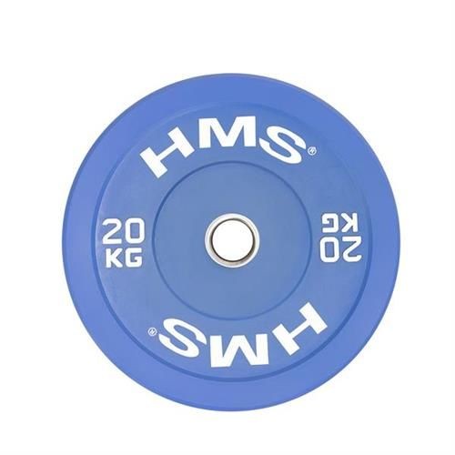 Talerz olimpijski Bumper 20 kg Niebieski HMS CBR20 - 2263381