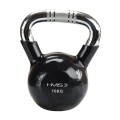 KTC16 BLACK UCHWYT CHROM RADEŁKOWANY KETTLEBELL ŻELIWNY HMS - 2171890