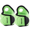 Obciążenia na ręce Spokey Com Form IV 2x1kg zielone 920911 - 2323007