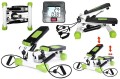 Stepper skośny z linkami biało-zielony HMS S3033 - 1074001