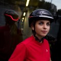 Livall EVO21 Smart Kask Rowerowy LED/SOS 58-62cm Fioletowy - 2172243