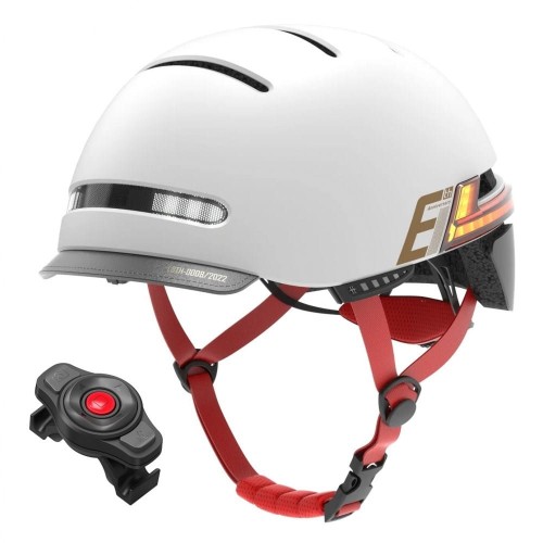 Kask miejski Bluetooth 57-61cm JBL/LED/SOS/PTT szary - 2323085