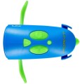 Lampka rowerowa z klaksonem HORNIT Mini GREEN - BLUE 5353GRBU - 1198868