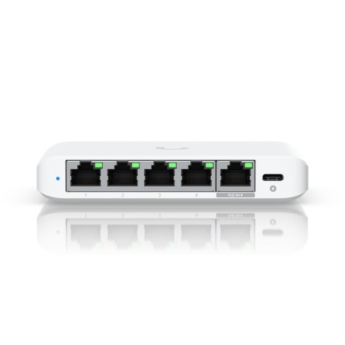 Switch Ubiquiti UniFi Flex Mini 2.5G 5p Managed 1/2,5G (USW-Flex-2.5G-5-EU) - 2323578