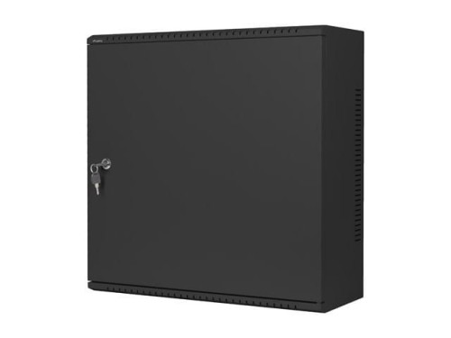 Szafa instalacyjna Rack Wisząca 19" 6U+3U 540x200 Niskoprofilowa Czarna Lanberg (złożona) - 2323766