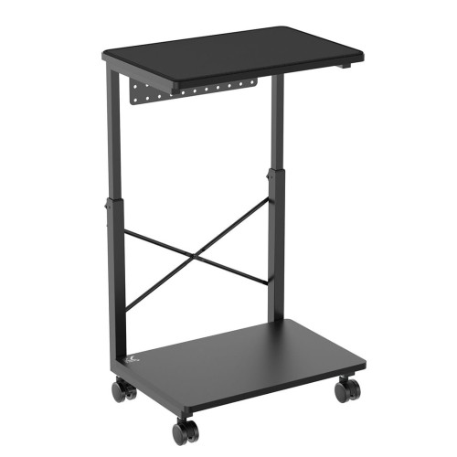 Podstawka wózek na kółkach pod komputer CPU z półką NanoRS RS430, 80kg max, regulowana wysokość 550-850mm - 2324655