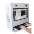 Szafa wisząca Techly na komputer przemysłowy i monitor 22" LED/LCD - 2324773