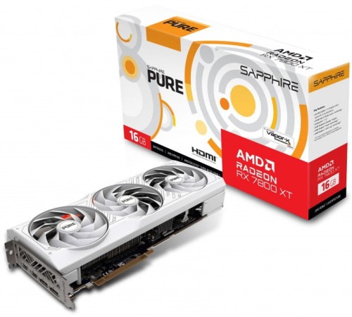 Karta graficzna SAPPHIRE RADEON RX 7800 XT PURE GAMING OC 16GB GDDR6 (WYPRZEDAŻ) - 2324932