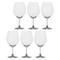 Zestaw 6 kieliszków do wina Burgundy Novello - Przezroczysty, 710 ml - 2325016