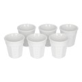 Bialetti zestaw 6 filiżanek do espresso biały - 1685658