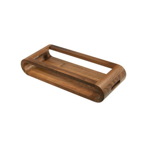Dwustronna taca z drewna orzechowego Artelegno VASD - 37 cm - 1883541