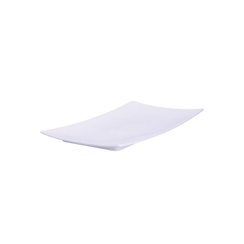 Zestaw 3 tac do serwowania Essenziale Gourmet - Biały, 28 x 17 cm - 1883395