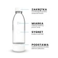 Zestaw dodatkowych butelek do saturatora Dafi PushAir 2x0,7L (białe) - 2185233